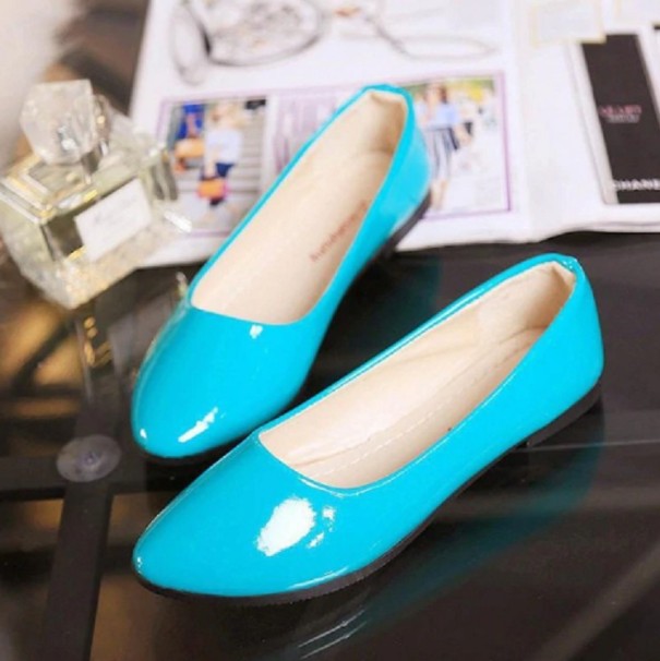 Elegante Ballerinas für Damen J3112 hellblau 36