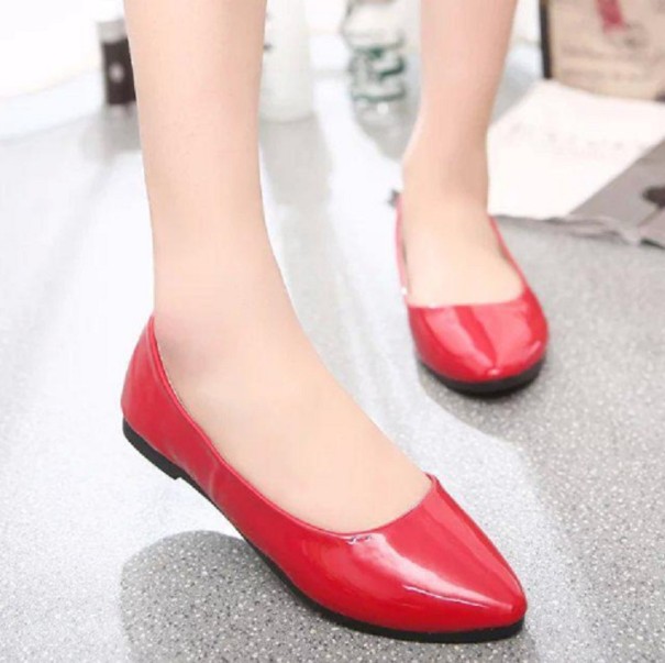 Elegante Ballerinas für Damen J3112 rot 38
