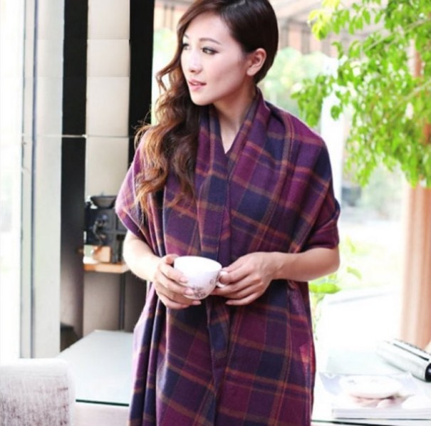 Elegante dames wintersjaal J655 1