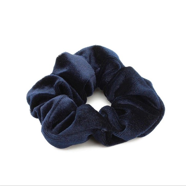 Elegante haarband donkerblauw