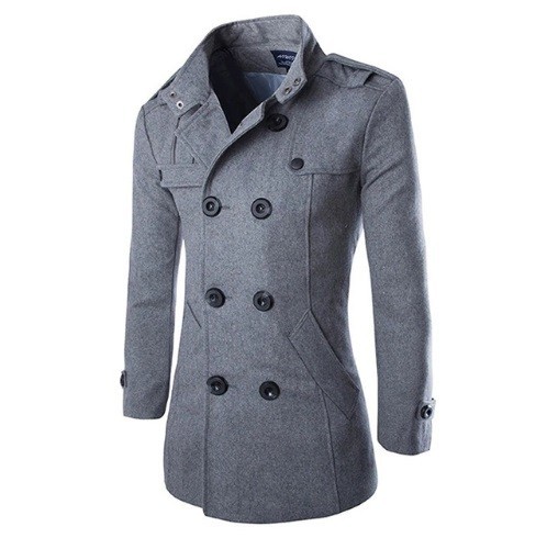 Elegante herenjas J1553 grijs XS