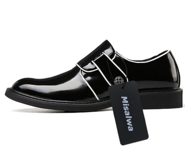 Elegante herenschoenen van lakleer - Zwart