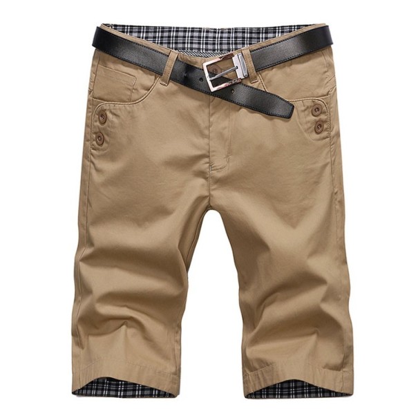 Elegante Herrenshorts beige 28