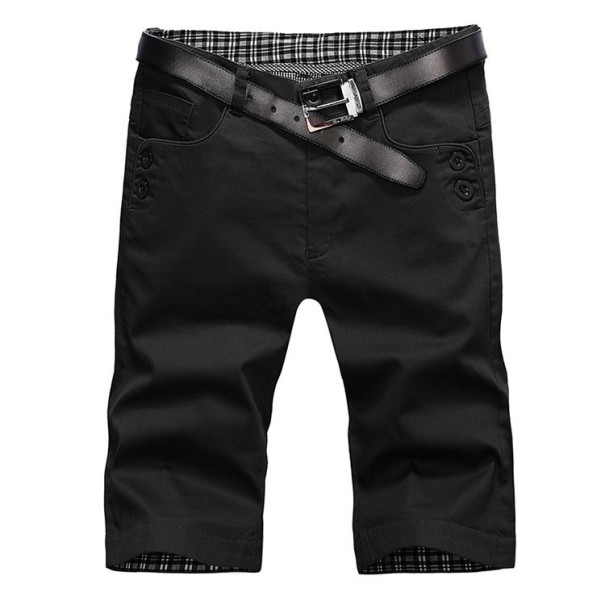 Elegante Herrenshorts schwarz 33