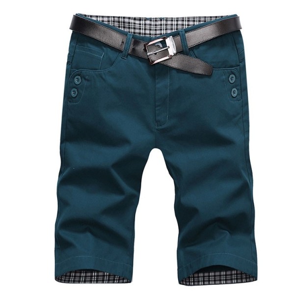 Elegante herreshorts mørkegrøn 30