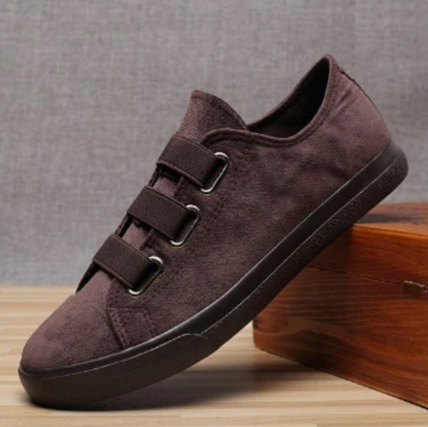 Elegante herresneakers Joshua J1924 mørkebrun 42