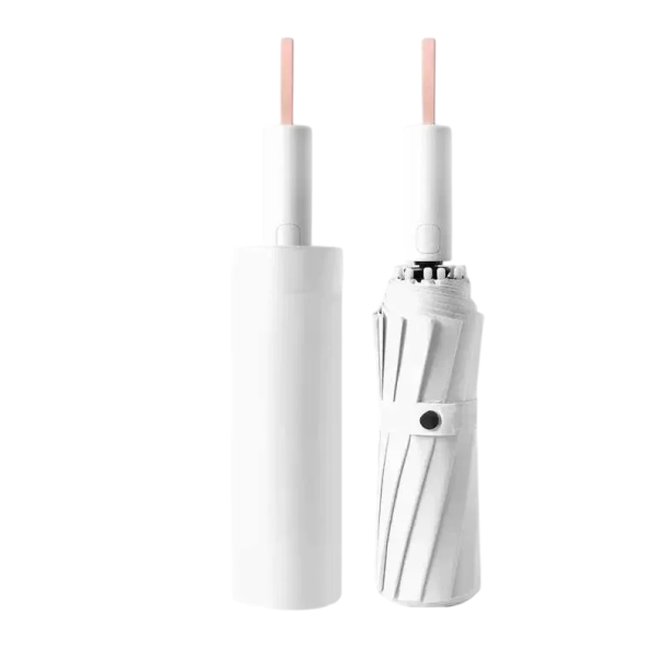 Elegante paraguas de diseño negro, resistente al viento, impermeable y con protección UV UPF50+, 72 varillas de fibra de vidrio, protección contra el sol y la lluvia. blanco Elegante paraguas de diseño negro, resistente al viento, impermeable y con protección UV UPF50+, 72 varillas de fibra de vidrio, protección contra el sol y la lluvia. blanco