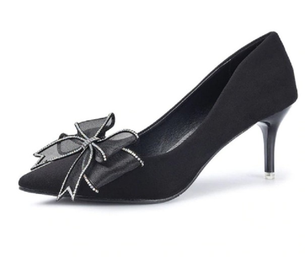 Elegante pumps voor dames met strik J3262 zwart 38