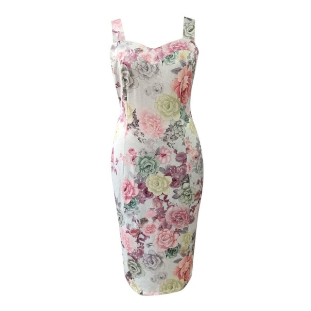 Elegante strapless jurk voor dames L