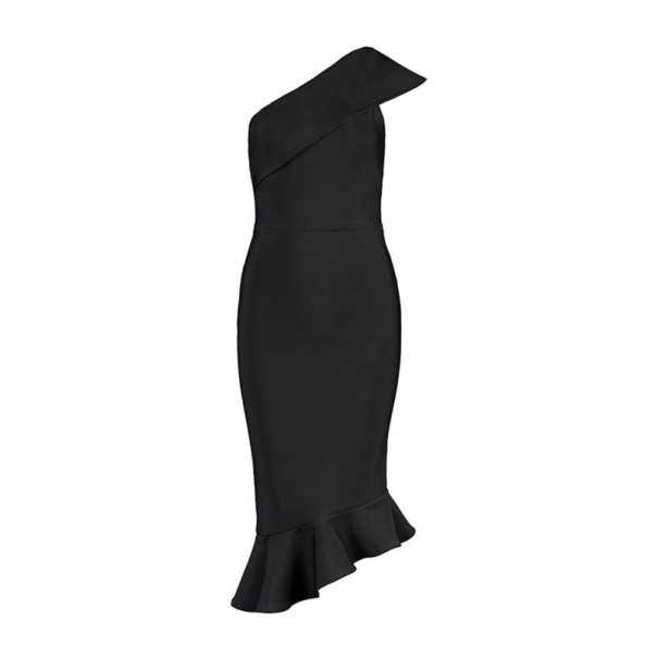 Elegantes Damenkleid schwarz XS