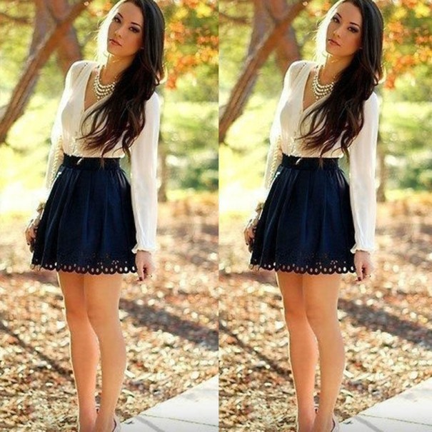 Elegantes kurzes Kleid M