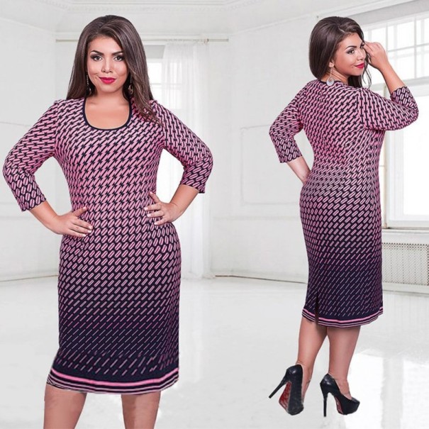 Elegantné šaty plus size 3XL 4