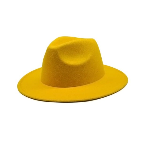 Elegantní klobouk žlutá