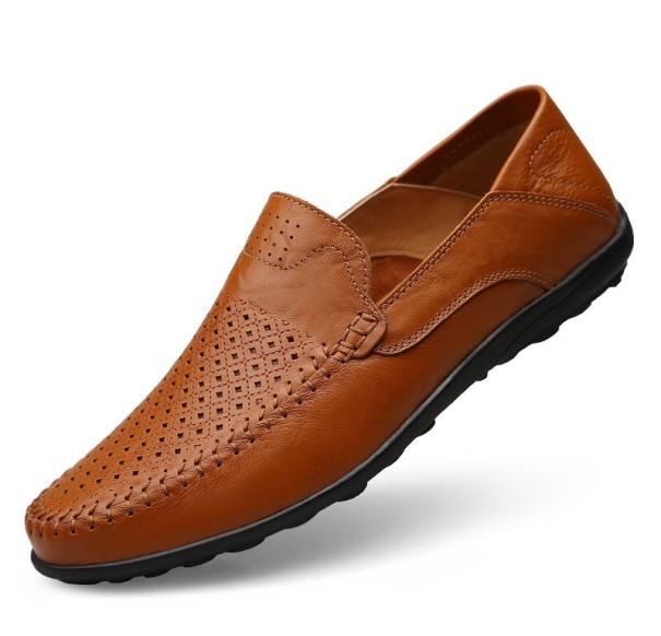 Elegantní pánské mokasíny Mario J1921 hnědá 40