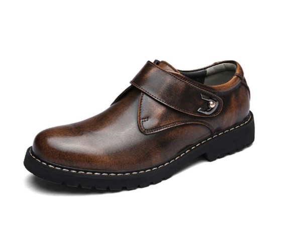 Elegantní pánské polobotky J1922 hnědá 40