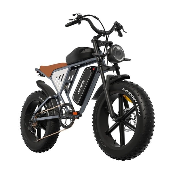 Elektrické kolo 750 W Dojezd 120 km Baterie 48 V 34 Ah Široké pneumatiky 20 palců Sedmistupňové řazení Rozměry 175 x 110 cm na terén černá