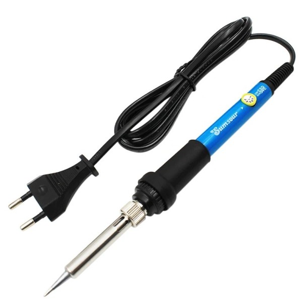Elektrische soldeerbout met regelbare temperatuur 200-450°C Reparatiesoldeerbout met tinpunten 60 W 220 V Professioneel soldeerpistool 18,5 cm 1