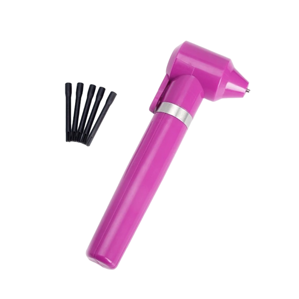 Elektrische tattoo-inktmixer Mini-tattoo-inktmixer Tattoo-inktmixer met 5 opzetstukken 13 x 4,5 x 1,6 cm roze