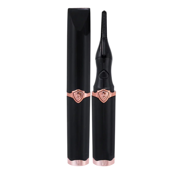 Elektrische Wimpernzange 14 x 2 x 2 cm mit intelligenter Temperaturregelung Wimpernstyling-Tool ABS-Material Langanhaltende Wimpernwelle schwarz