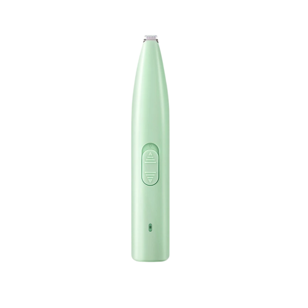 Elektrisk hårtrimmer 4,5x20 cm genopladelig barbermaskine til hunde, katte, kaniner, kæledyrspleje, potetrimmer 110-240V USB grøn