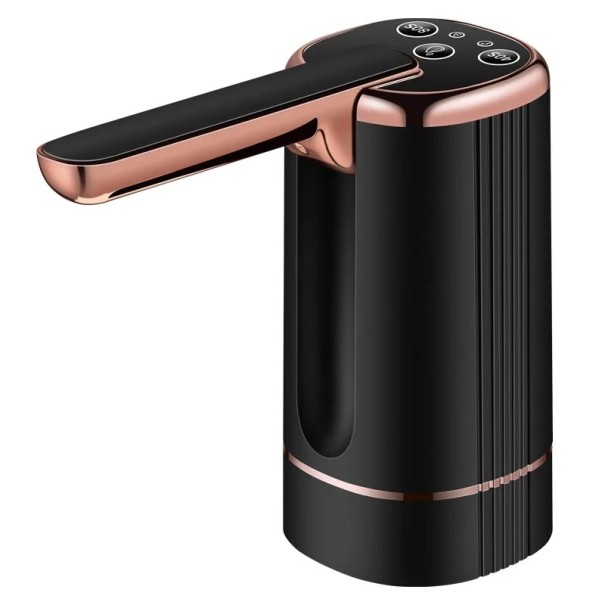 Elektrisk vandflaskepumpe Elektrisk plastikvanddispenser 1200mAh sort