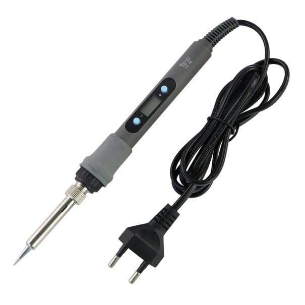 Elektroniczna lutownica z regulacją temperatury 180-500°C Lutownica do naprawy z cynowymi końcówkami 80 W 220 V 20 cm 1