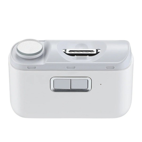 Elektryczny bezprzewodowy obcinacz do paznokci 8 x 5,5 x 2,8 cm Ładowanie przez USB-C 500 mAh Latarka 2 prędkości Polerowanie Pilnikowanie Dla dzieci i dorosłych 1