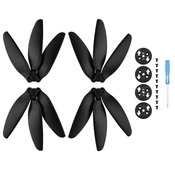 Eliche di ricambio per droni DJI Mavic Mini / Mini 2 4 pz nero