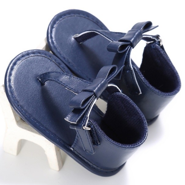 Ellie-Sandalen für Mädchen dunkelblau 6-12 Monate