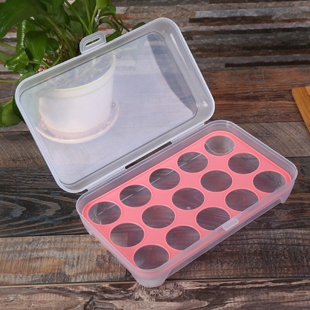 Emballage en plastique pour œufs C708 rose