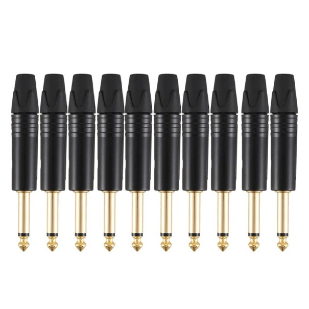 Embout 2 pôles jack 6,35 mm 10 pcs 1