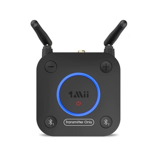 Émetteur audio Bluetooth 5.0 pour écouteurs et haut-parleurs sans fil Entrée optique et coaxiale Jack 3,5 mm Connexion de 2 appareils Portée 10 m 1