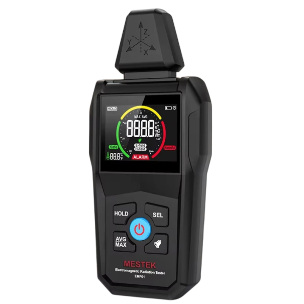 EMF01 Rilevatore Elettromagnetico di Radiazioni 120 × 90 mm Alta Precisione Misuratore di Onde Elettromagnetiche per Uso Domestico 1