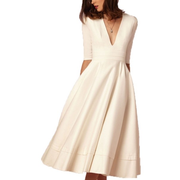 Emily Damenkleid weiß S
