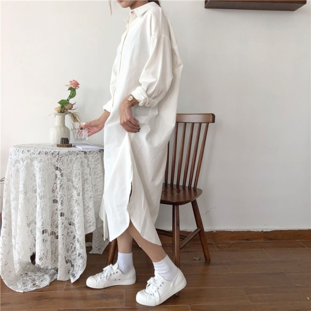 Emma Women's Shirt Dress white