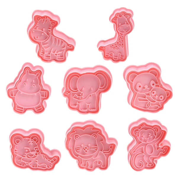 Emporte-pièces animaux 8 pcs 1