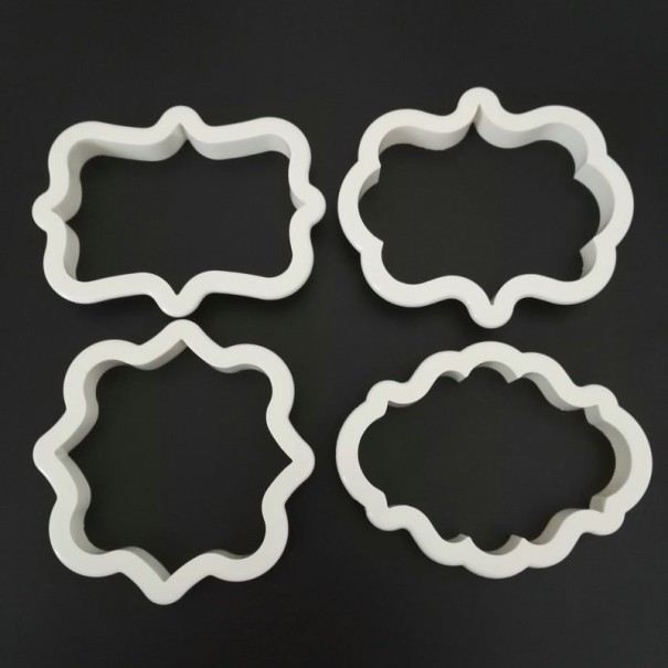 Emporte-pièces en plastique pour biscuits - 4 pcs 1