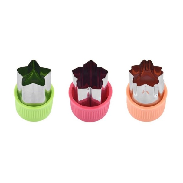 Emporte-pièces pour légumes et fruits 3 pcs 1