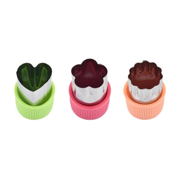 Emporte-pièces pour légumes et fruits 3 pcs 2