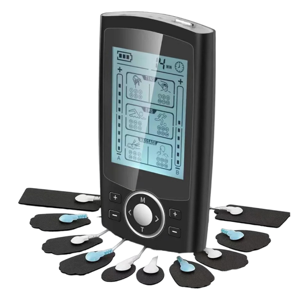 EMS Muskelstimulator med Gelpuder Fysioterapi Slankemassageapparat Mavemuskelstyrker 1