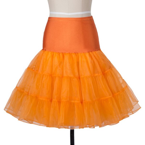 Enagua de mujer naranja M