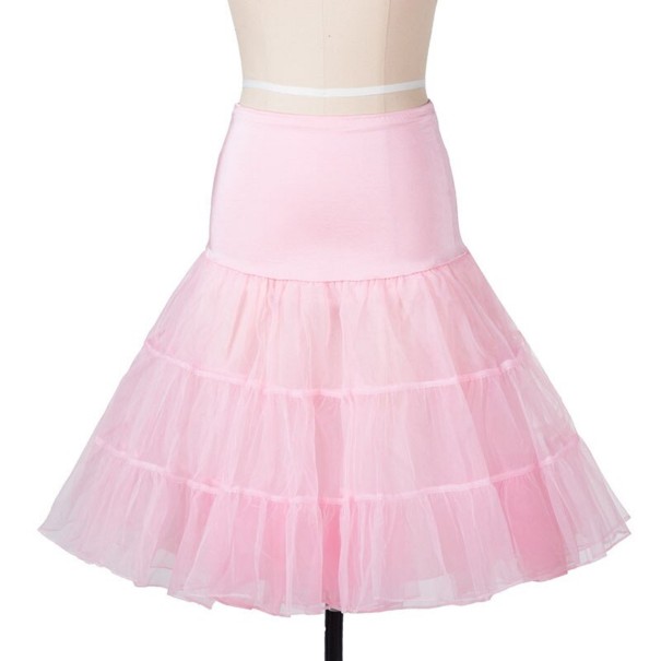 Enagua de mujer rosa claro S