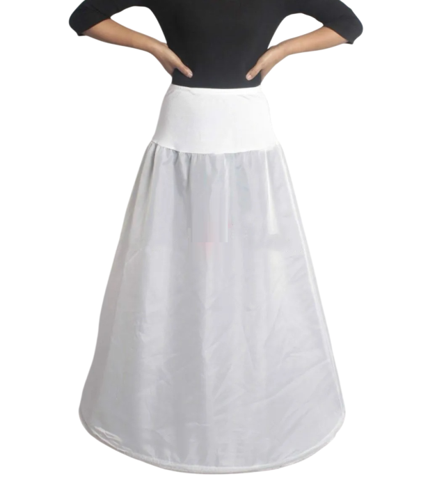 Enagua para mujer corte recto Suave volumen Falda interior lisa para vestidos de boda y de baile Enagua moldeadora ligera 1