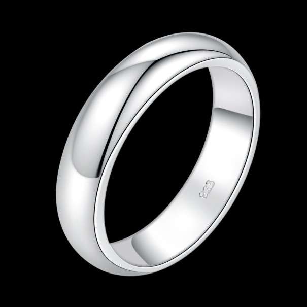 Enkel elegant silverring