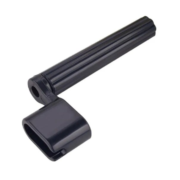 Enrollador de cuerdas de guitarra de plástico de ABS resistente Herramienta ligera y práctica para aflojar y apretar cuerdas Guitarra acústica negro