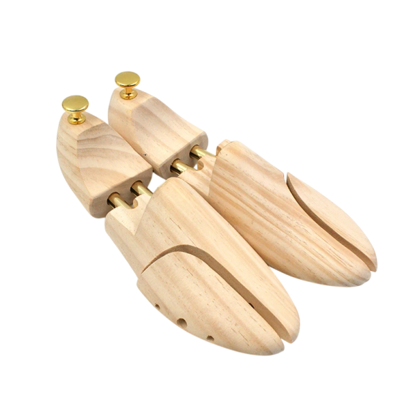 Ensanchadores de zapatos de madera de pino ajustables y sin cordones para dar forma a los zapatos Mantienen la forma del zapato Previenen la deformación Orificios de ventilación 39-40