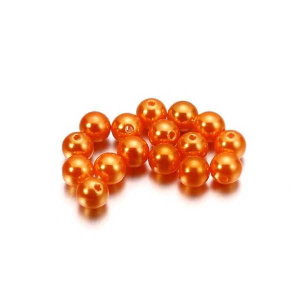 Ensartar cuentas 18 mm 10 uds. naranja