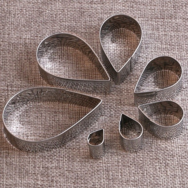 Ensemble d'emporte-pièces en forme de goutte 7 pcs 1