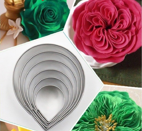 Ensemble d'emporte-pièces feuilles 6 pcs 1