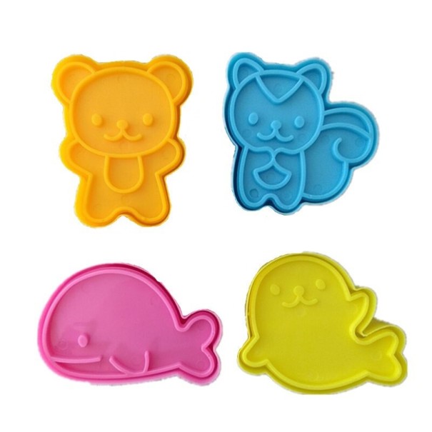 Ensemble d'emporte-pièces pour sandwich 4 pcs 1